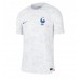 Tanie Strój piłkarski Francja Ousmane Dembele #11 Koszulka Wyjazdowej MŚ 2022 Krótkie Rękawy